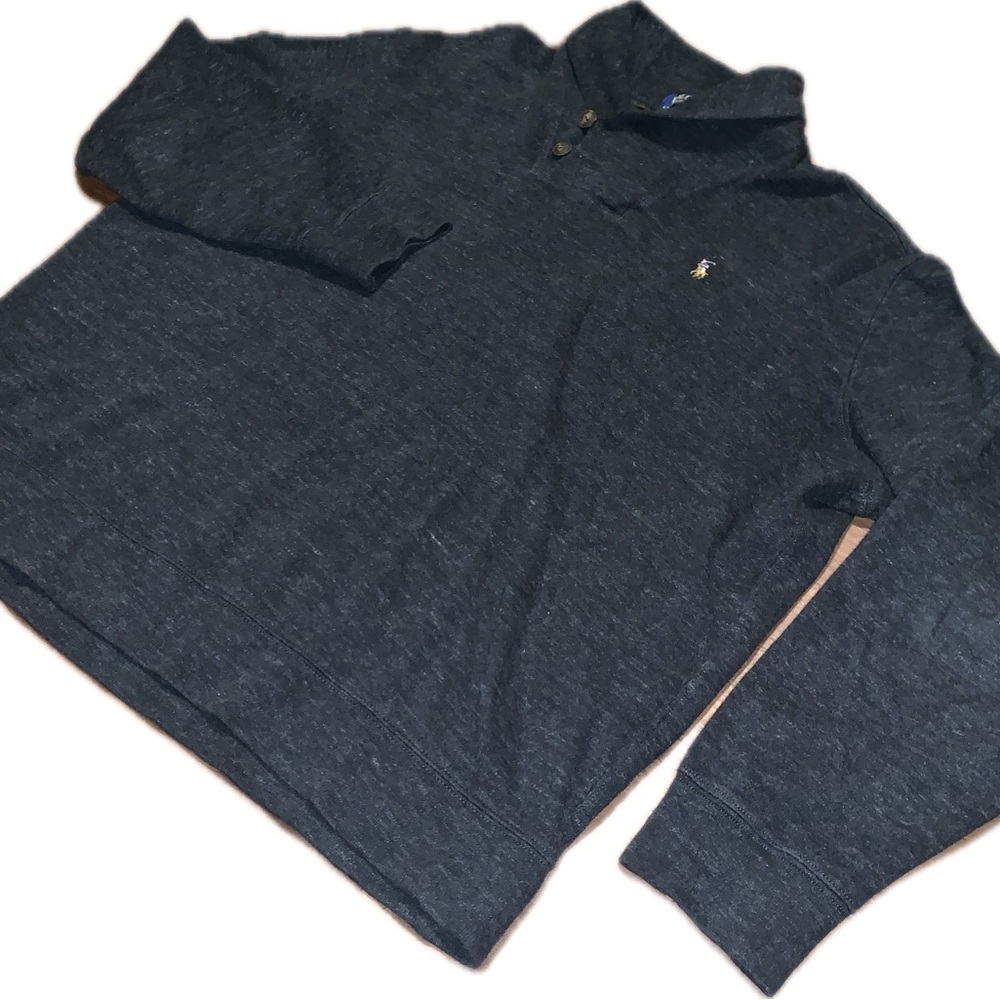 Polo Ralph Lauren Estate Rib Knit Shawl Collar Pullover Sweatshirt Sweater XXL